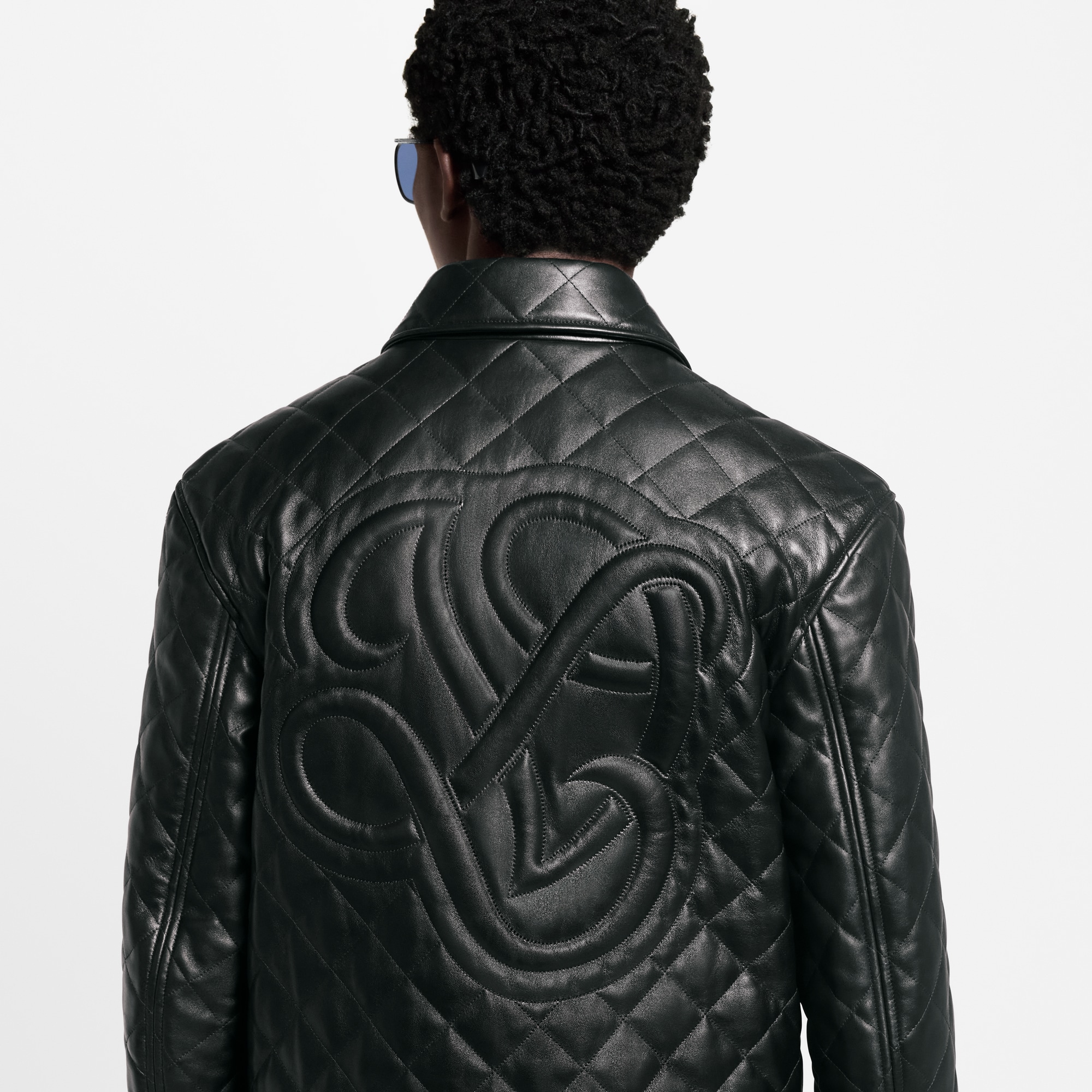 Men - Quilted Leather Blouson  Men Ready-to-Wear Outerwear and Coats | LOUIS VUITTON (Product zoom)