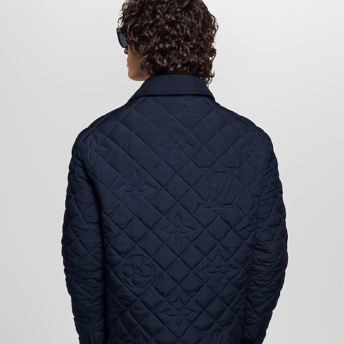 Men - Quilted Monogram Overshirt Men Ready-to-Wear Outerwear and Coats | LOUIS VUITTON (Product zoom)