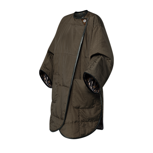 Women - Quilted Toggle Detail Coat Women Ready-to-Wear Coats and Jackets | LOUIS VUITTON (Product zoom)