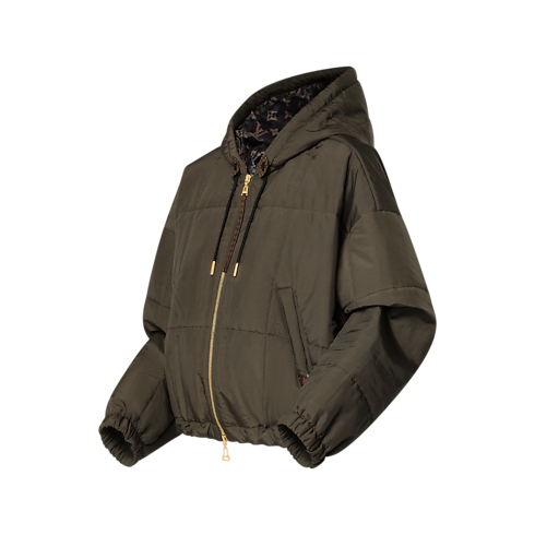 Women - Quilted Zip-Up Jacket Women Ready-to-Wear Coats and Jackets | LOUIS VUITTON (Product zoom)