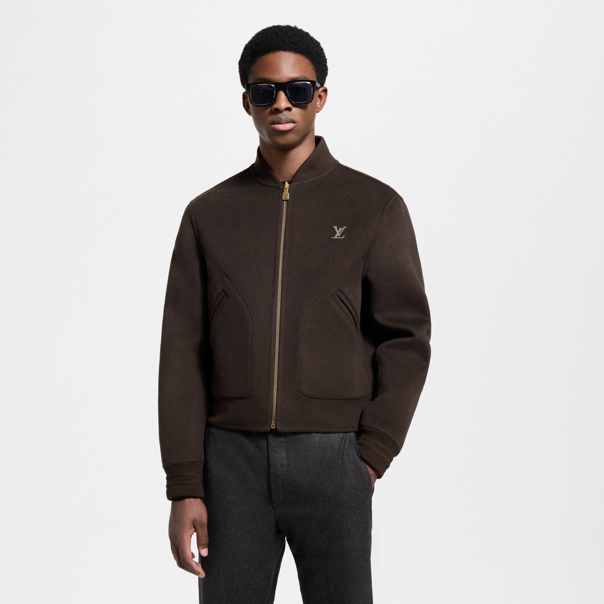 Men - Reversible Double Face Blouson  Men Ready-to-Wear Outerwear and Coats | LOUIS VUITTON (Product zoom)