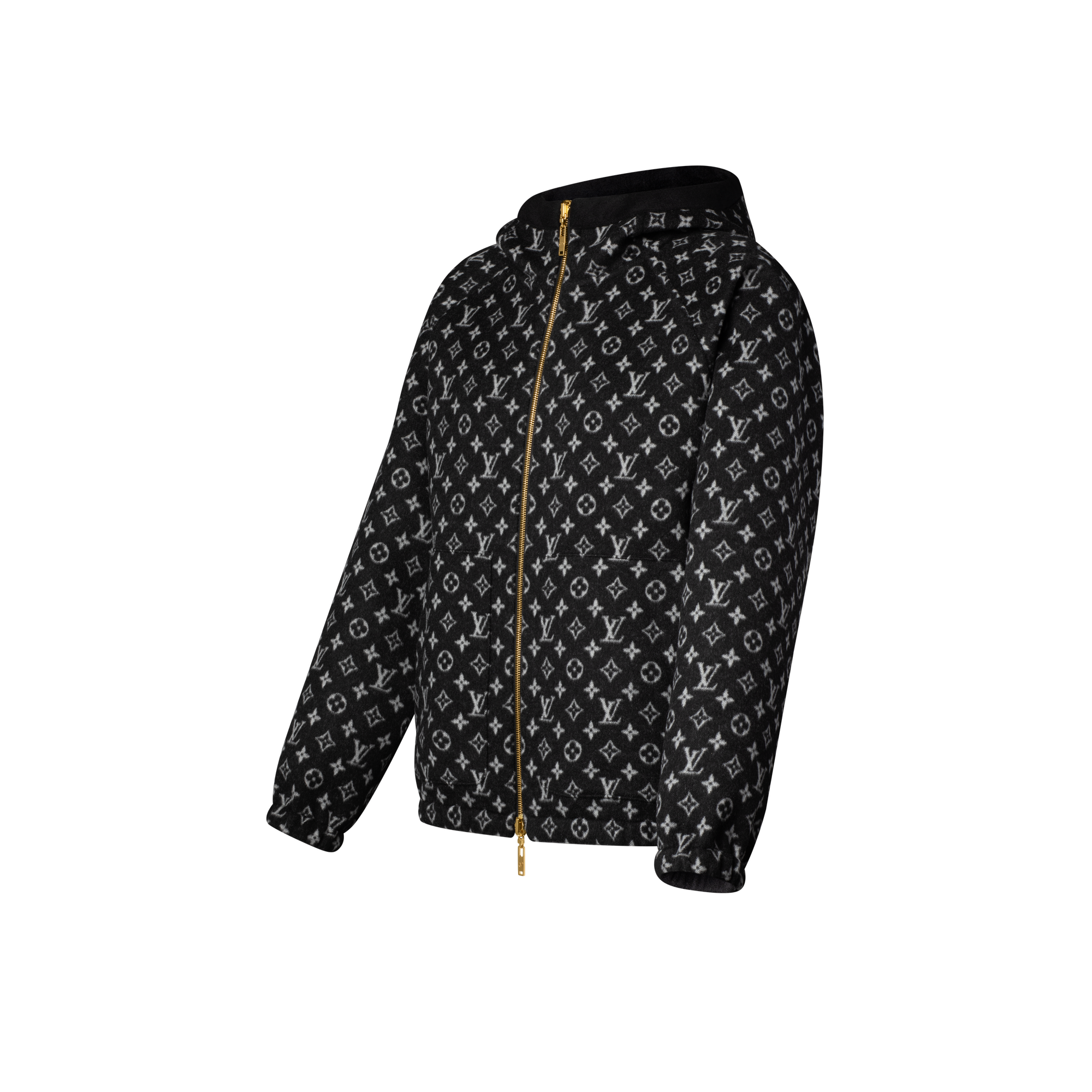 Women - Reversible Double-Face Hoodie  Women Ready-to-Wear Coats and Jackets | LOUIS VUITTON (Product zoom)