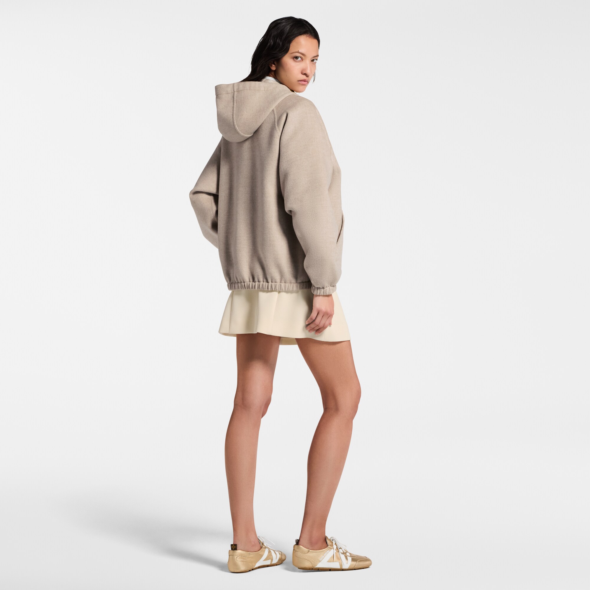 Women - Reversible Double Face Zip-Up Jacket  Women Ready-to-Wear Coats and Jackets | LOUIS VUITTON (Product zoom)