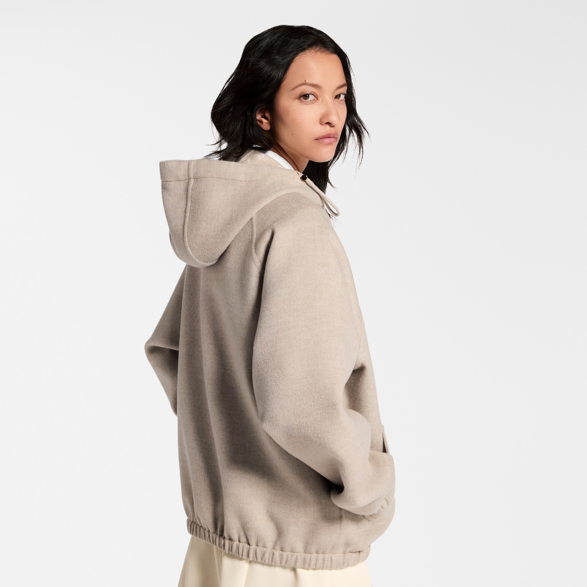 Women - Reversible Double Face Zip-Up Jacket  Women Ready-to-Wear Coats and Jackets | LOUIS VUITTON (Product zoom)