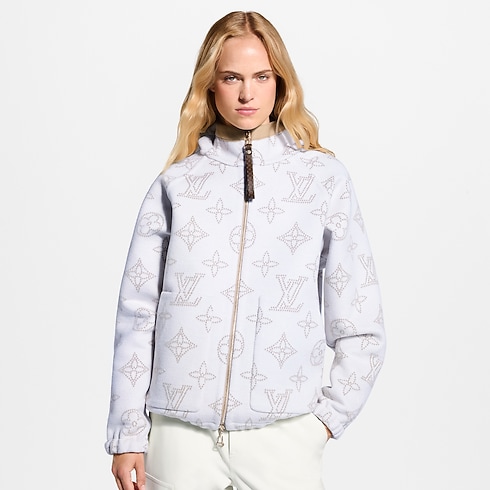 Women - Reversible Double Face Zip-Up Jacket Women Ready-to-Wear Coats and Jackets | LOUIS VUITTON (Product zoom)