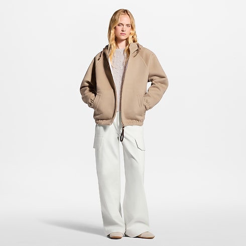 Women - Reversible Double Face Zip-Up Jacket Women Ready-to-Wear Coats and Jackets | LOUIS VUITTON (Product zoom)