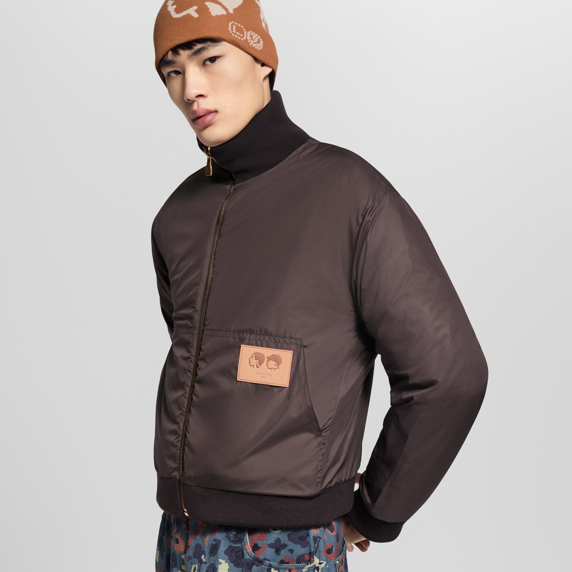 Men - Reversible Fleece Blouson  Men Ready-to-Wear All Ready-to-Wear | LOUIS VUITTON (Product zoom)