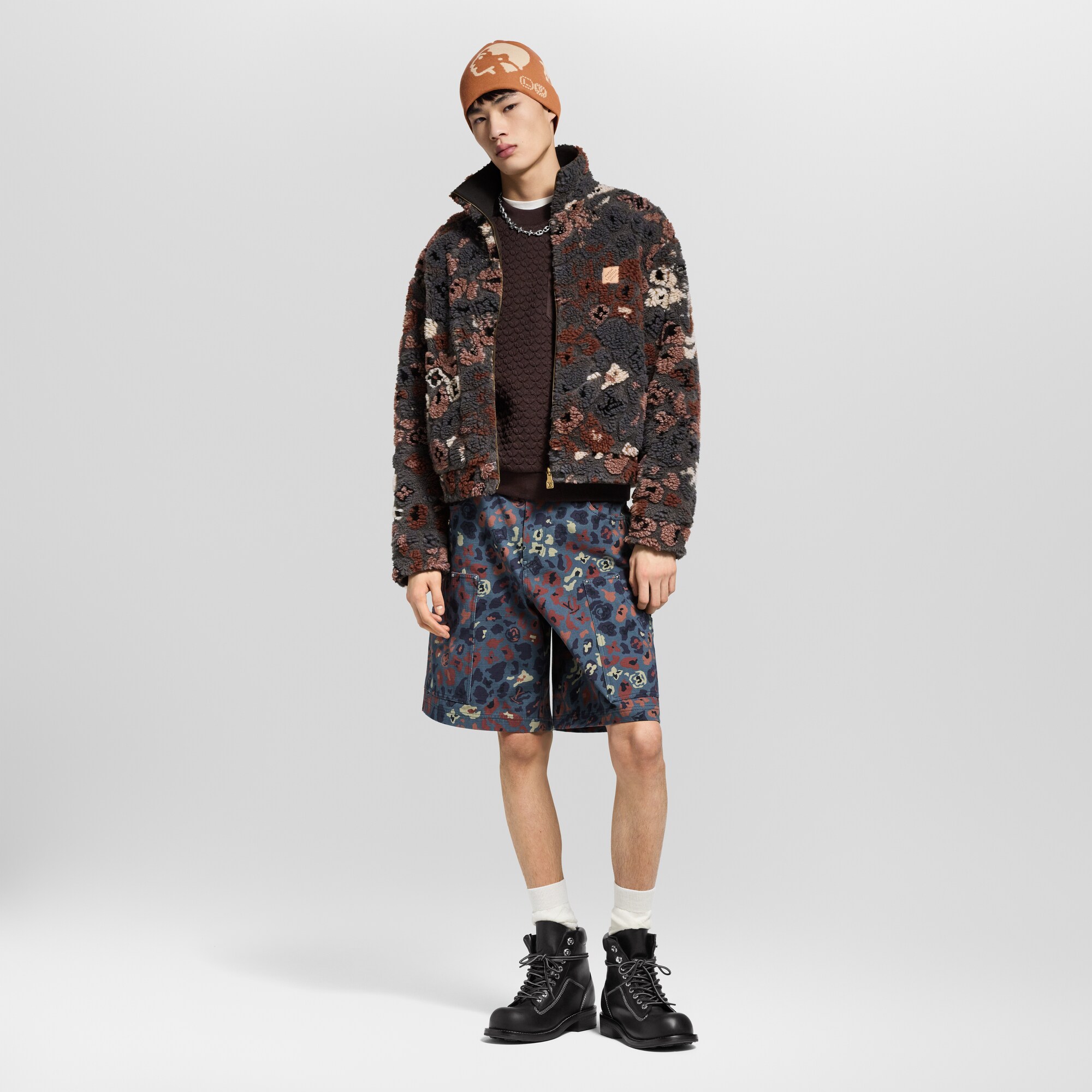 Men - Reversible Fleece Blouson  Men Ready-to-Wear All Ready-to-Wear | LOUIS VUITTON (Product zoom)