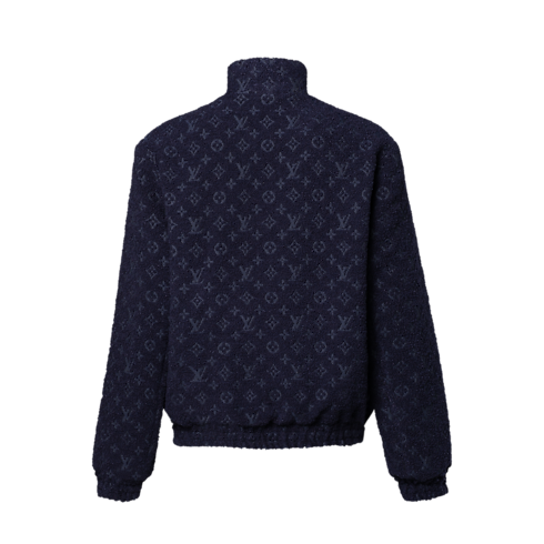 Men - Reversible Monogram Fleece Bomber Men Ready-to-Wear Outerwear and Coats | LOUIS VUITTON (Product zoom)