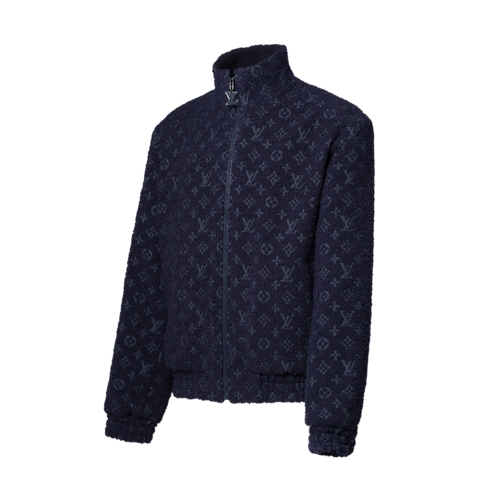 Men - Reversible Monogram Fleece Bomber Men Ready-to-Wear Outerwear and Coats | LOUIS VUITTON (Product zoom)