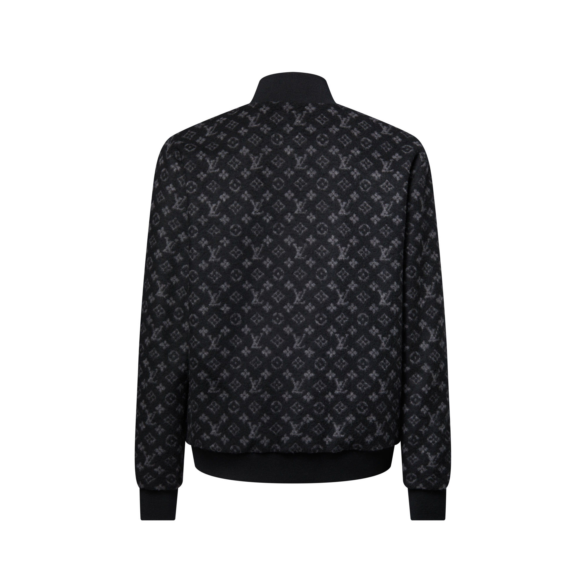 Men - Reversible Monogram Fleece Bomber  Men Ready-to-Wear Outerwear and Coats | LOUIS VUITTON (Product zoom)