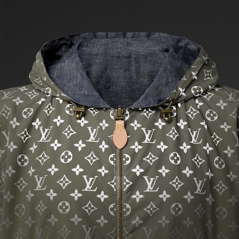 Men - Reversible Monogram Reflective Windbreaker Men Ready-to-Wear Outerwear and Coats | LOUIS VUITTON