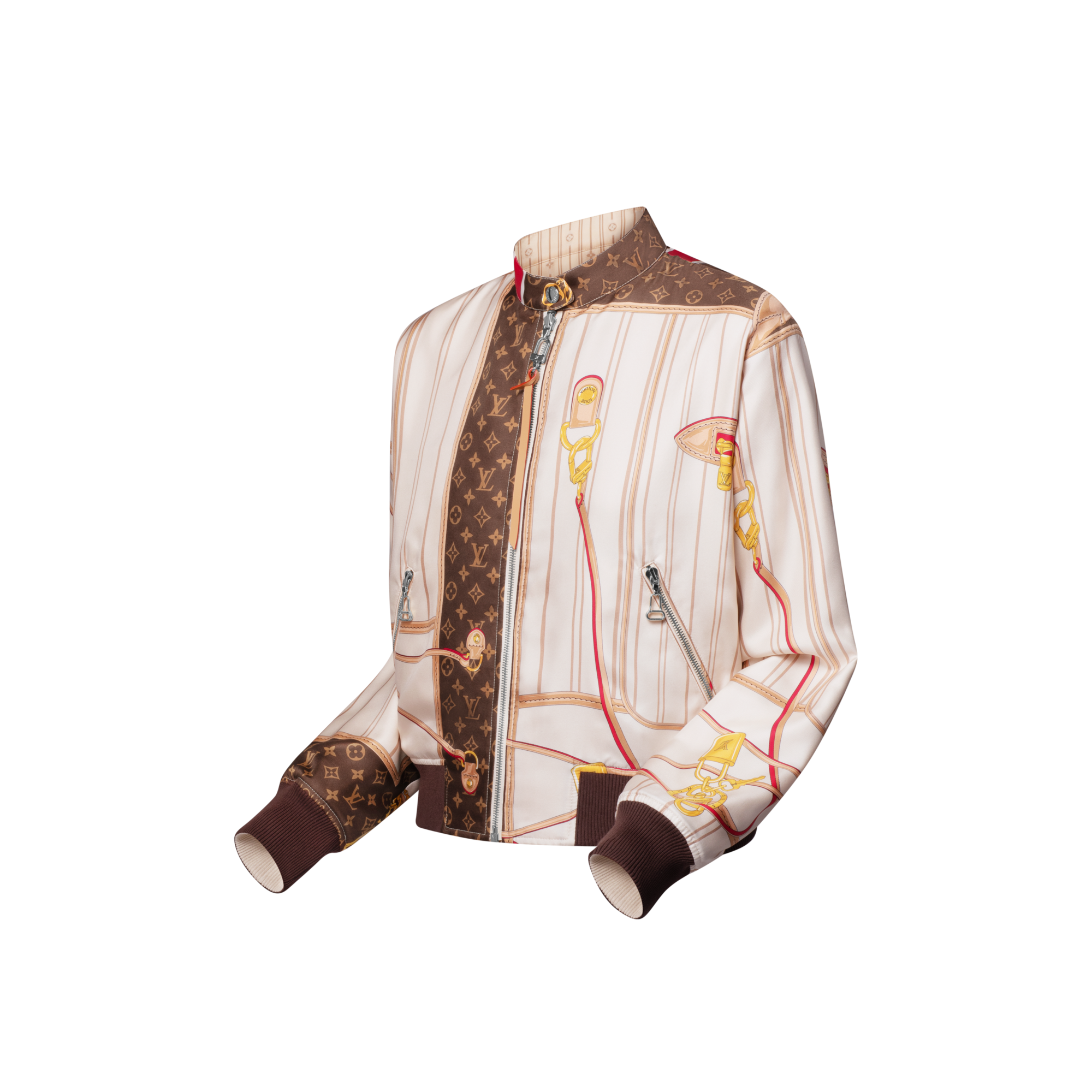 Women - Reversible Neverfull Bomber Jacket  Women Ready-to-Wear Coats and Jackets | LOUIS VUITTON (Product zoom)