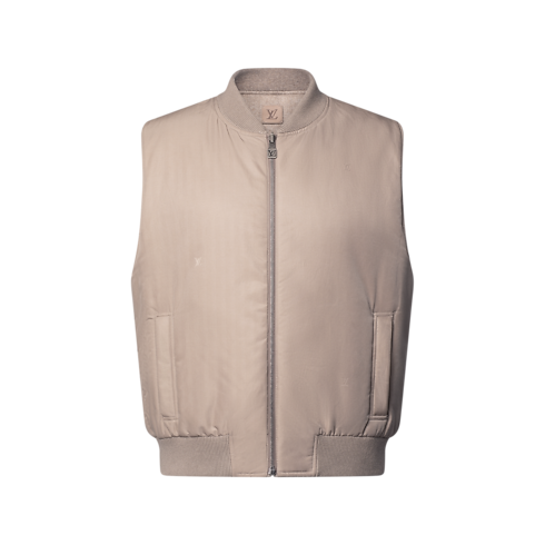 Men - Reversible Padded Wool Vest Men Ready-to-Wear All Ready-to-Wear | LOUIS VUITTON (Product zoom)
