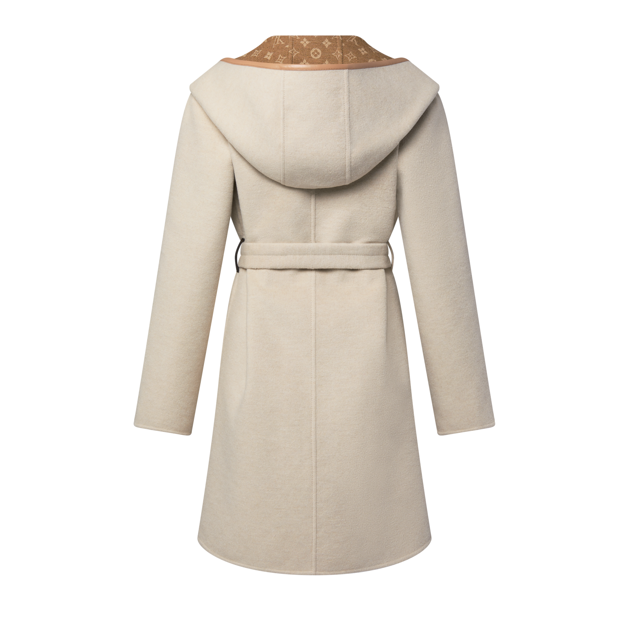 Women - Reversible Signature Hooded Wrap Coat  Women Ready-to-Wear Coats and Jackets | LOUIS VUITTON (Product zoom)