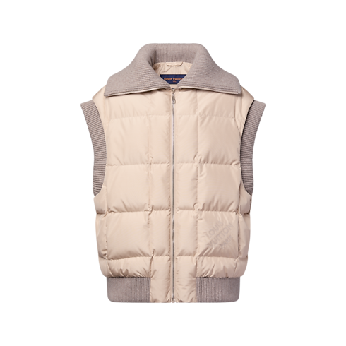 Women - Ribbed Hem Quilted Gilet Women Ready-to-Wear Coats and Jackets | LOUIS VUITTON (Product zoom)