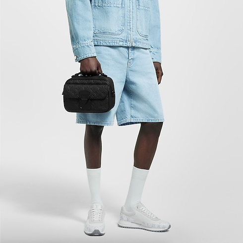 Men - S Lock Messenger Bag Monogram Taurillon Leather Men Bags All Collections | LOUIS VUITTON (Product zoom)