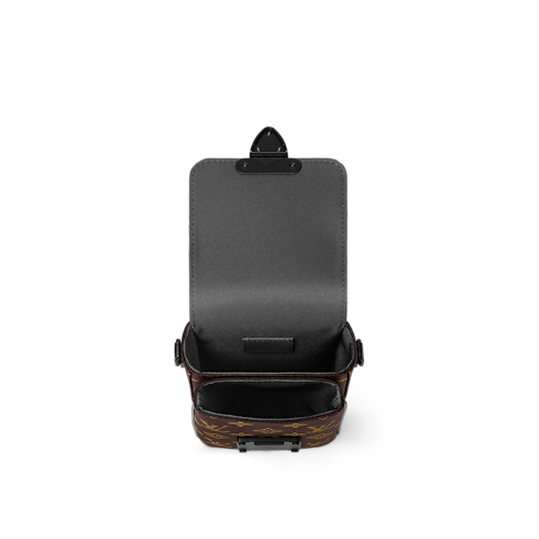 Men - S-Lock Vertical Wearable Wallet Monogram Macassar Canvas Men Bags All Collections | LOUIS VUITTON (Product zoom)