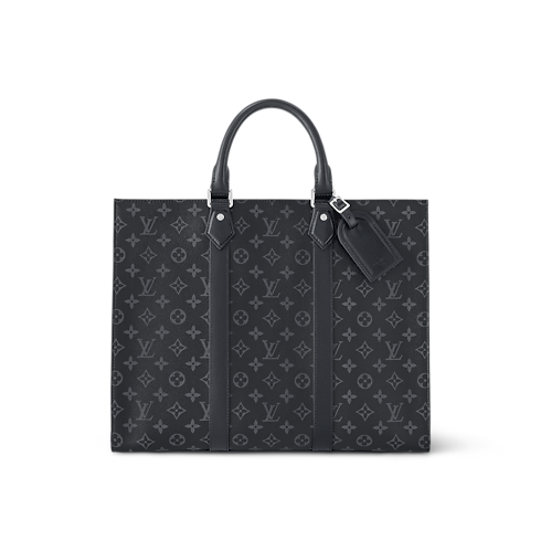 Men - Sac Plat 24H Tote Bag Monogram Eclipse Men Bags All Collections | LOUIS VUITTON (Product zoom)