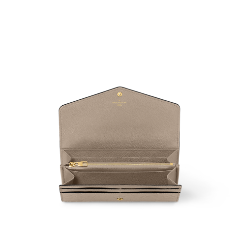 Women - Sarah Wallet Monogram Empreinte Leather Women Wallets and Small Leather Goods Long Wallets | LOUIS VUITTON (Product zoom)