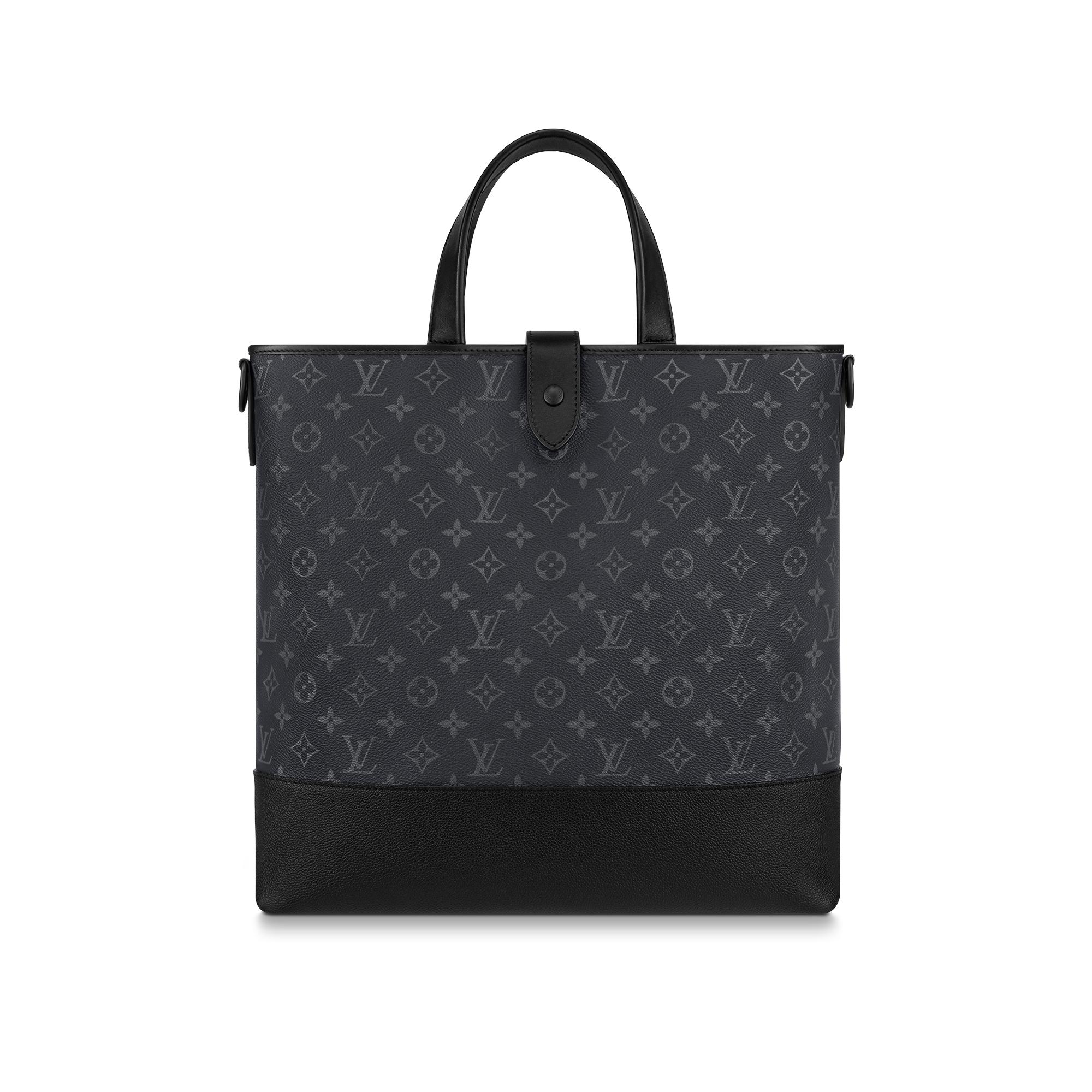 louis vuitton black tote bag