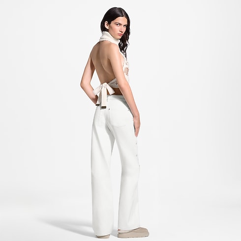 Women - Sequin Alpine Knit Crop Top Women Ready-to-Wear Tops and Shirts | LOUIS VUITTON (Product zoom)