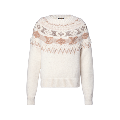 Women - Sequin Alpine Knit Jumper Women Ready-to-Wear Tops and Shirts | LOUIS VUITTON (Product zoom)