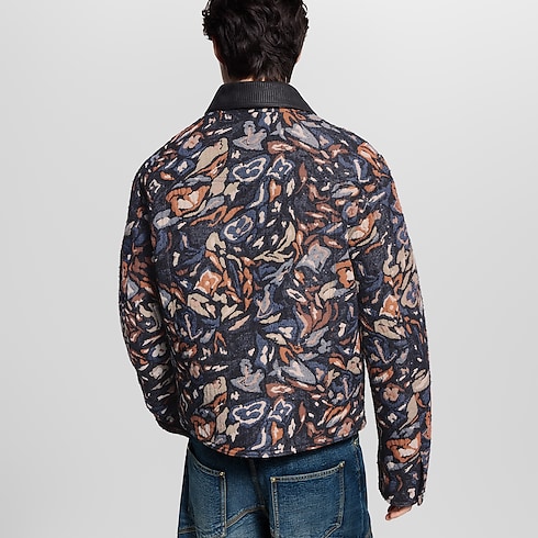 Men - Sequin-Embellished Workwear Blouson Men Ready-to-Wear Outerwear and Coats | LOUIS VUITTON (Product zoom)