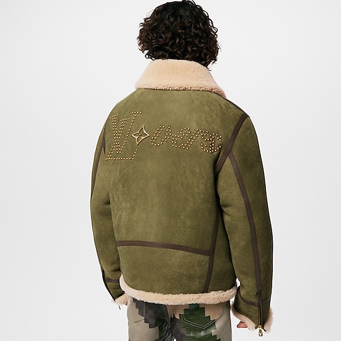 Men - Shearling Bombardier Men Ready-to-Wear Outerwear and Coats | LOUIS VUITTON (Product zoom)
