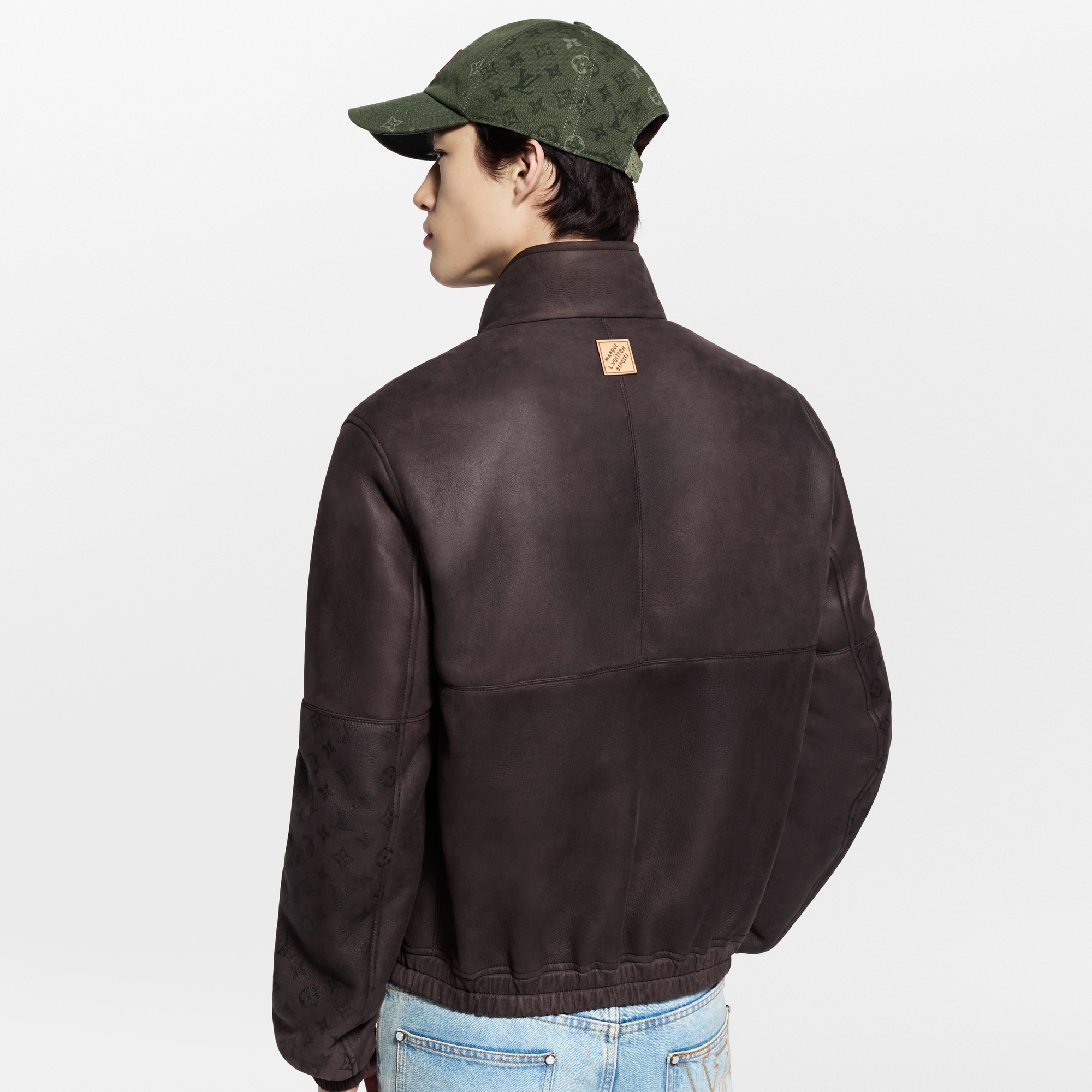 Men - Shearling Track Top  Men Ready-to-Wear Outerwear and Coats | LOUIS VUITTON (Product zoom)