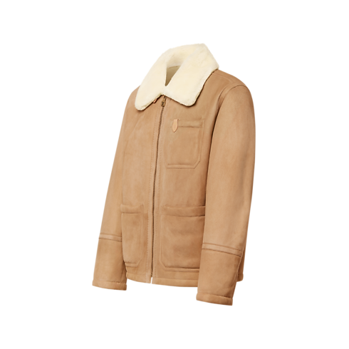 Men - Shearling Workwear Jacket Men Ready-to-Wear All Ready-to-Wear | LOUIS VUITTON (Product zoom)
