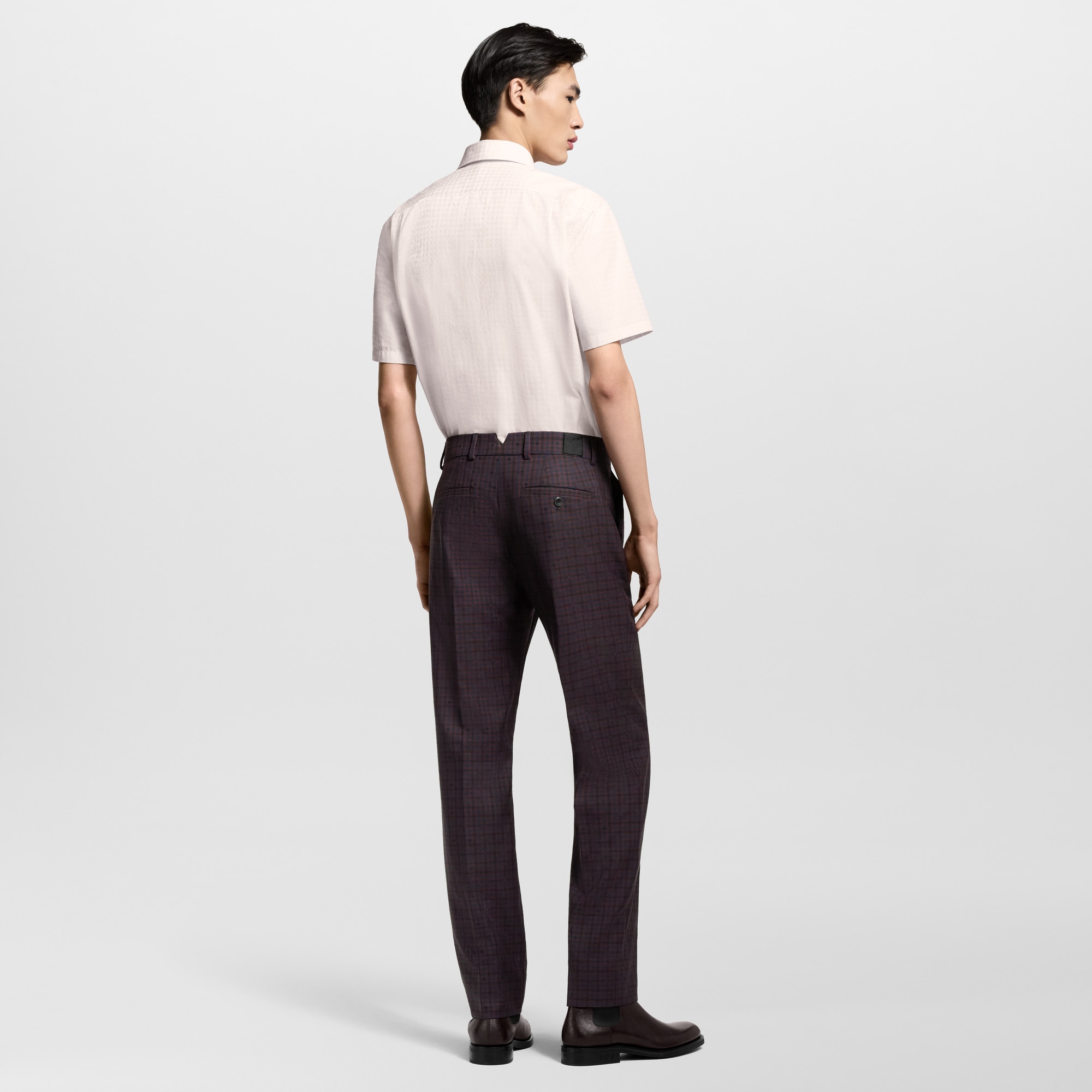 Men - Short-Sleeved Classic Shirt  Men Ready-to-Wear Shirts | LOUIS VUITTON (Product zoom)