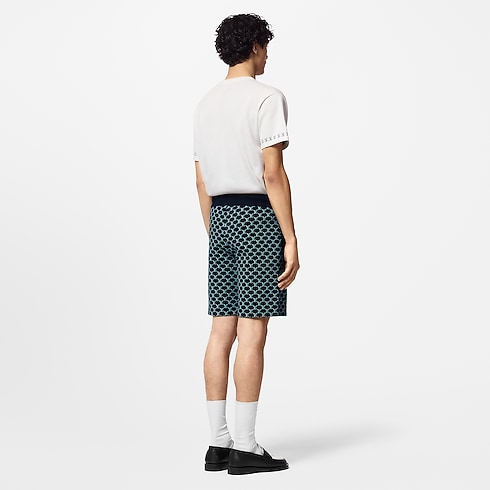 Men - Short-Sleeved Cotton Crewneck Men Ready-to-Wear All Ready-to-Wear | LOUIS VUITTON (Product zoom)