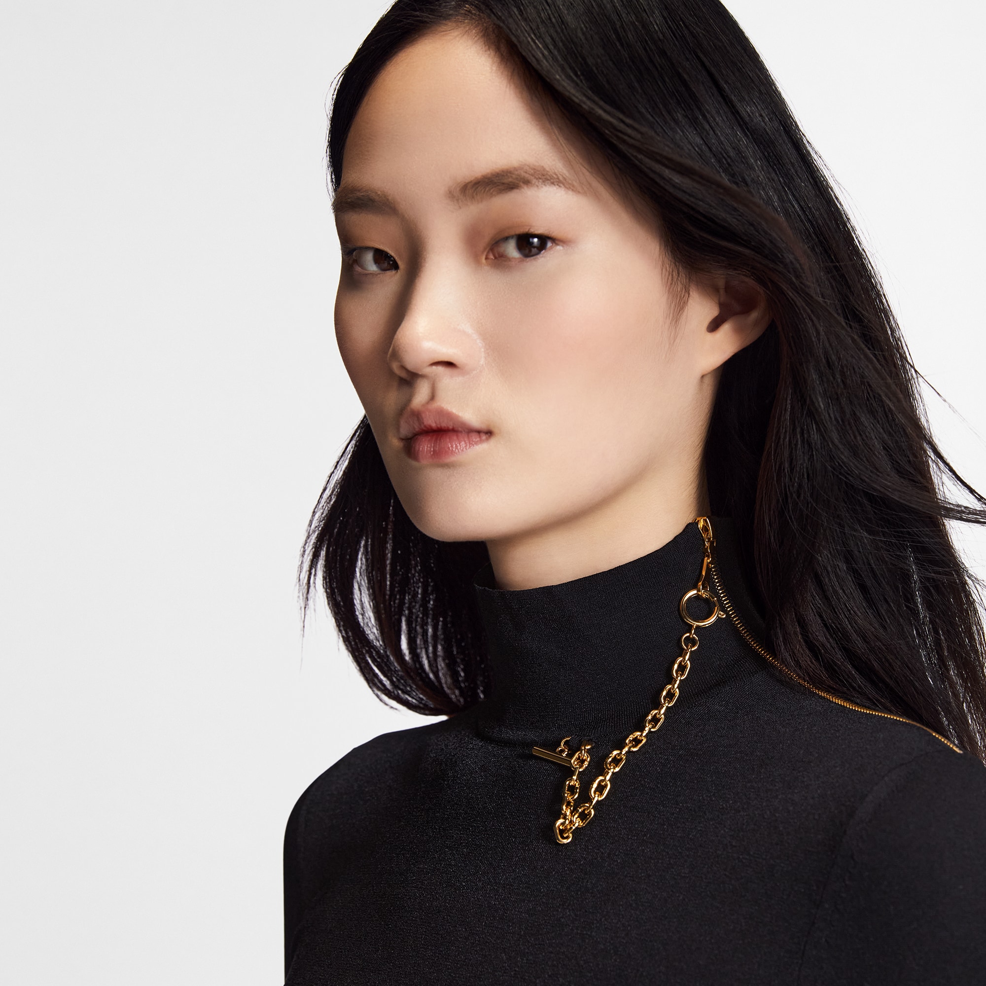 Women - Shoulder Detail Turtleneck Sweater  Women Ready-to-Wear Knitwear | LOUIS VUITTON (Product zoom)