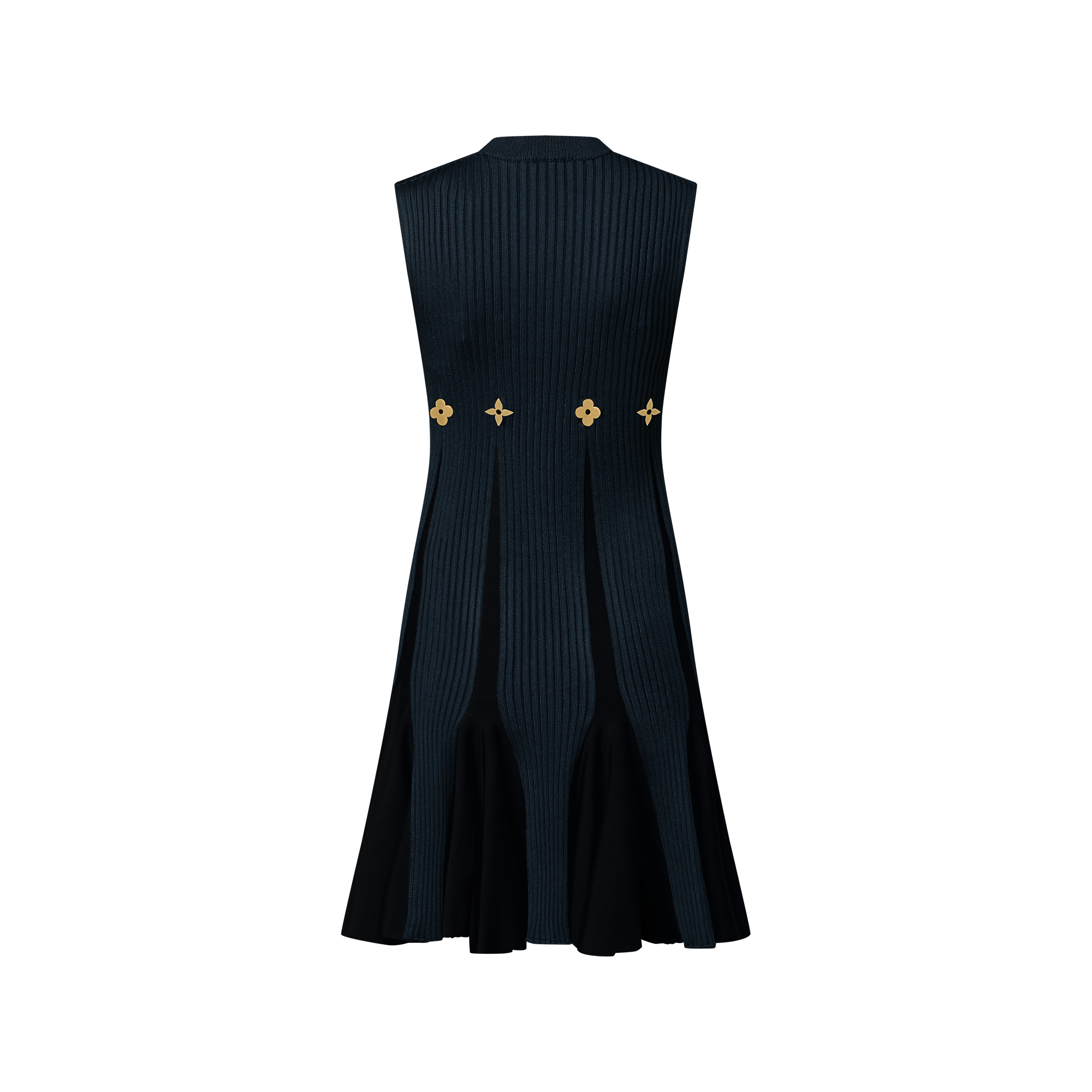 Women - Signature Accent Knit Dress  Women Ready-to-Wear Dresses | LOUIS VUITTON (Product zoom)
