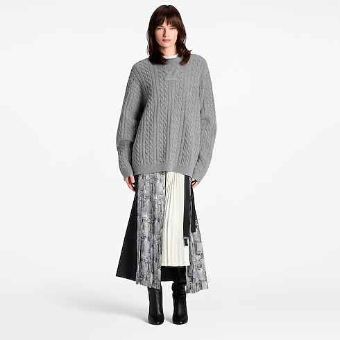 Men - Signature Cable Knit Jumper Men Discontinued Product Obs 10 | LOUIS VUITTON (Product zoom)