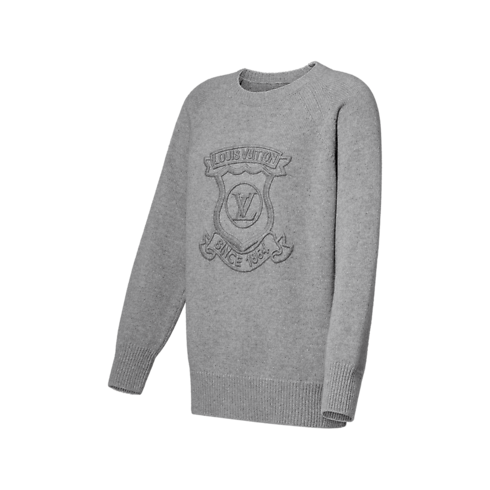 Women - Signature Crest Jumper Women Ready-to-Wear Knitwear | LOUIS VUITTON (Product zoom)