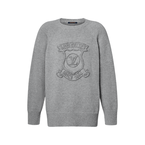Women - Signature Crest Jumper Women Ready-to-Wear Knitwear | LOUIS VUITTON (Product zoom)