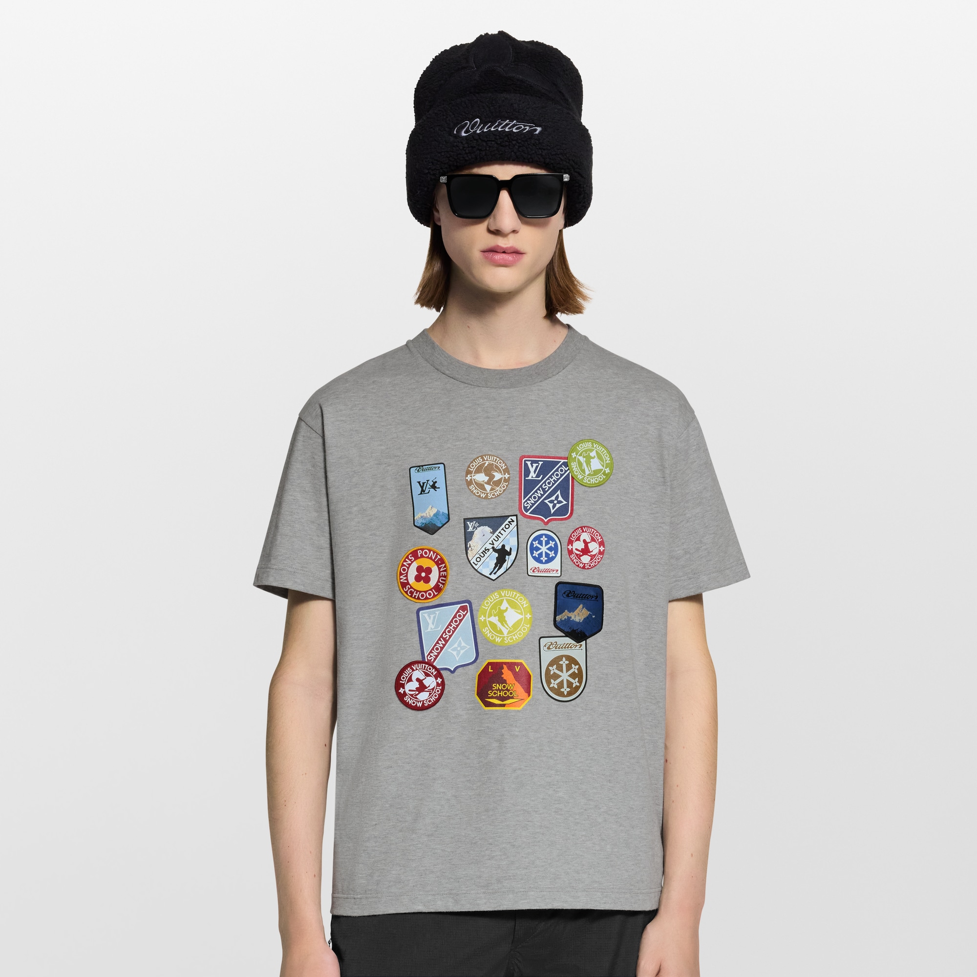 Men - Signature Patches T-shirt  Men Ready-to-Wear T-Shirts and Polos | LOUIS VUITTON (Product zoom)