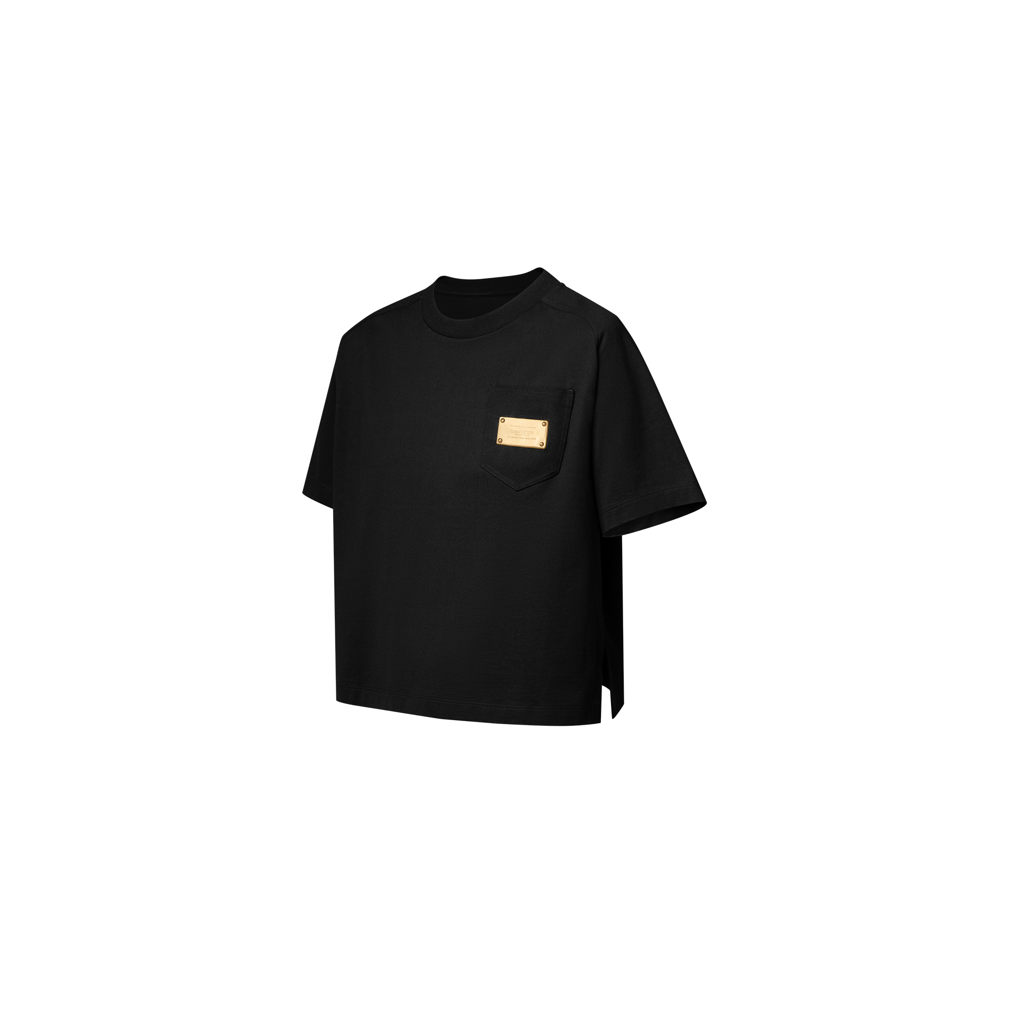 Women - Signature Plaque T-Shirt  Women Ready-to-Wear Tops | LOUIS VUITTON (Product zoom)