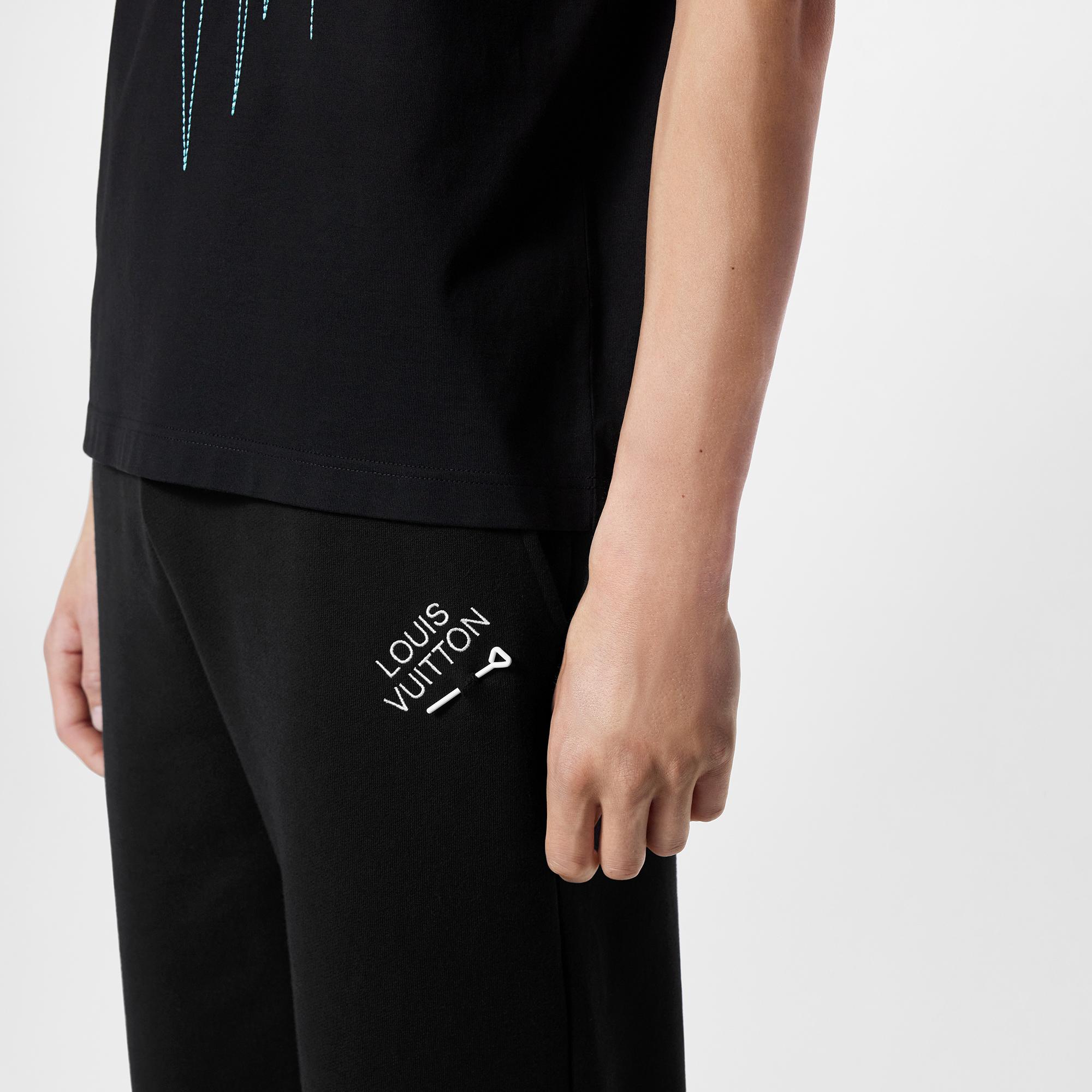 Men - Signature Trousers With Embroidery  Men Ready-to-Wear Trousers | LOUIS VUITTON (Product zoom)