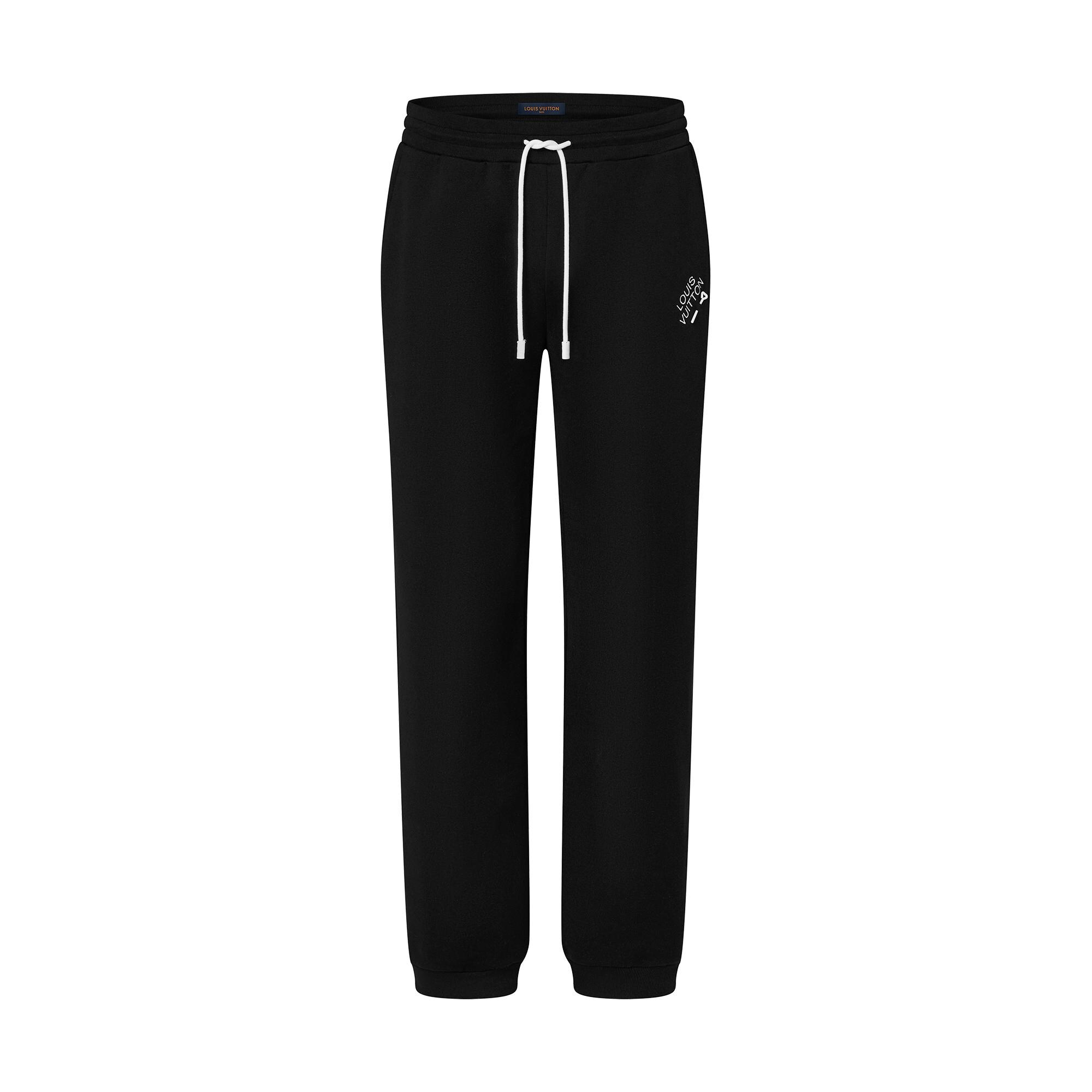 Men - Signature Trousers With Embroidery  Men Ready-to-Wear Trousers | LOUIS VUITTON (Product zoom)