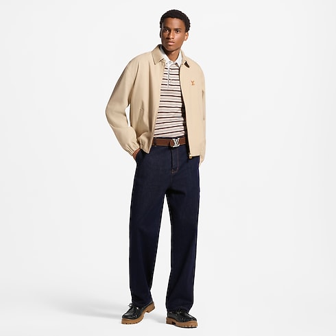 Signature Turn-Up Denim Carpenter Trousers worn view