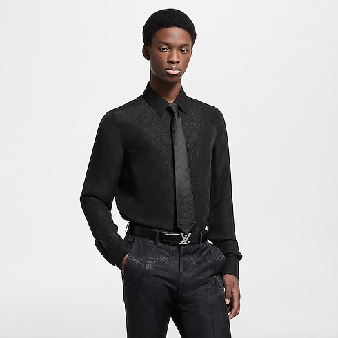 Men - Silk Evening Shirt Men Ready-to-Wear Shirts | LOUIS VUITTON (Product zoom)