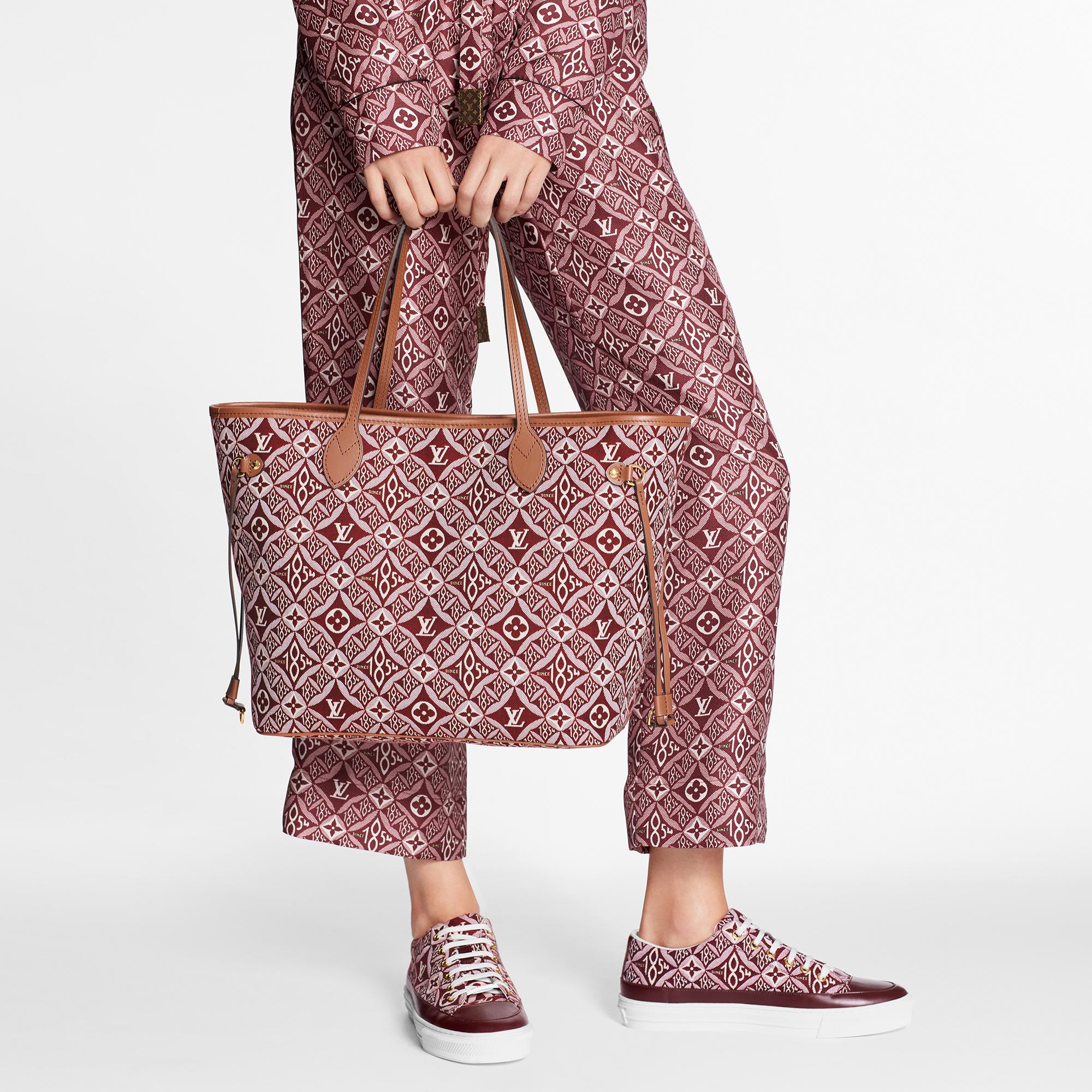 Since 1854 Neverfull Mm Tote Bag Luxury Monogram Jacquard Since 1854 Louis Vuitton