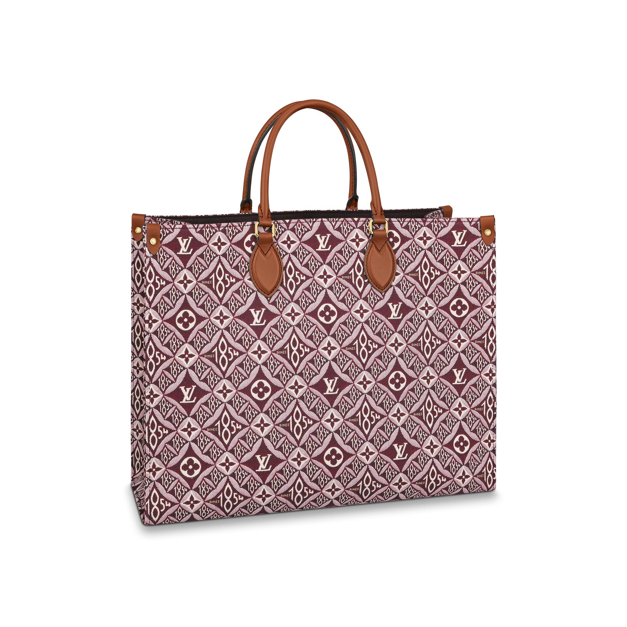 Since 1854 Onthego Gm Tote Bag Luxury Monogram Jacquard Since 1854 Louis Vuitton