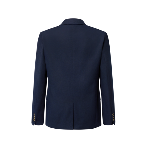 Men - Single-Breasted Denim Notch Lapel Jacket Men Ready-to-Wear Denim Collection | LOUIS VUITTON (Product zoom)