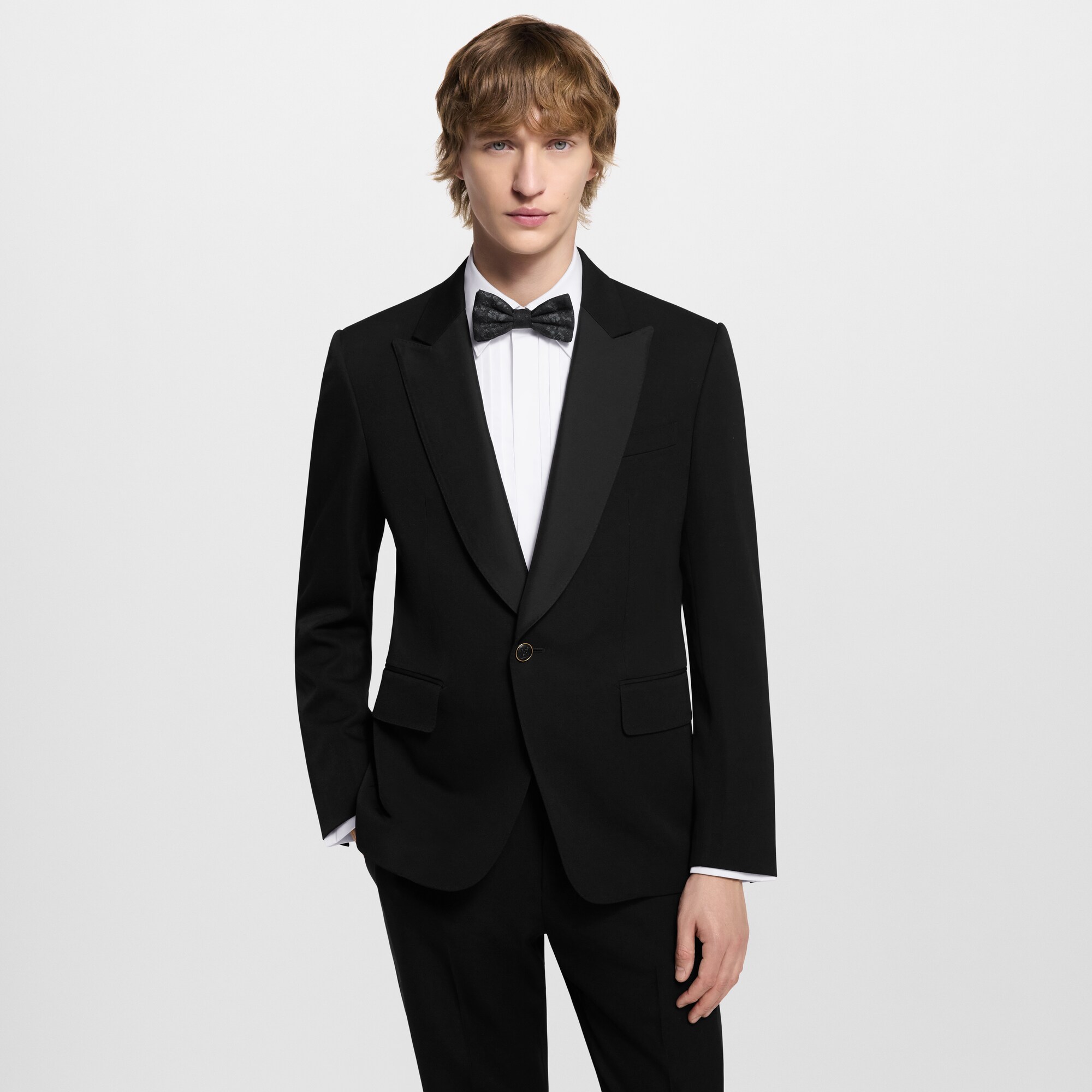 Men - Single-Breasted Tuxedo Jacket  Men Ready-to-Wear Blazers and Jackets | LOUIS VUITTON (Product zoom)