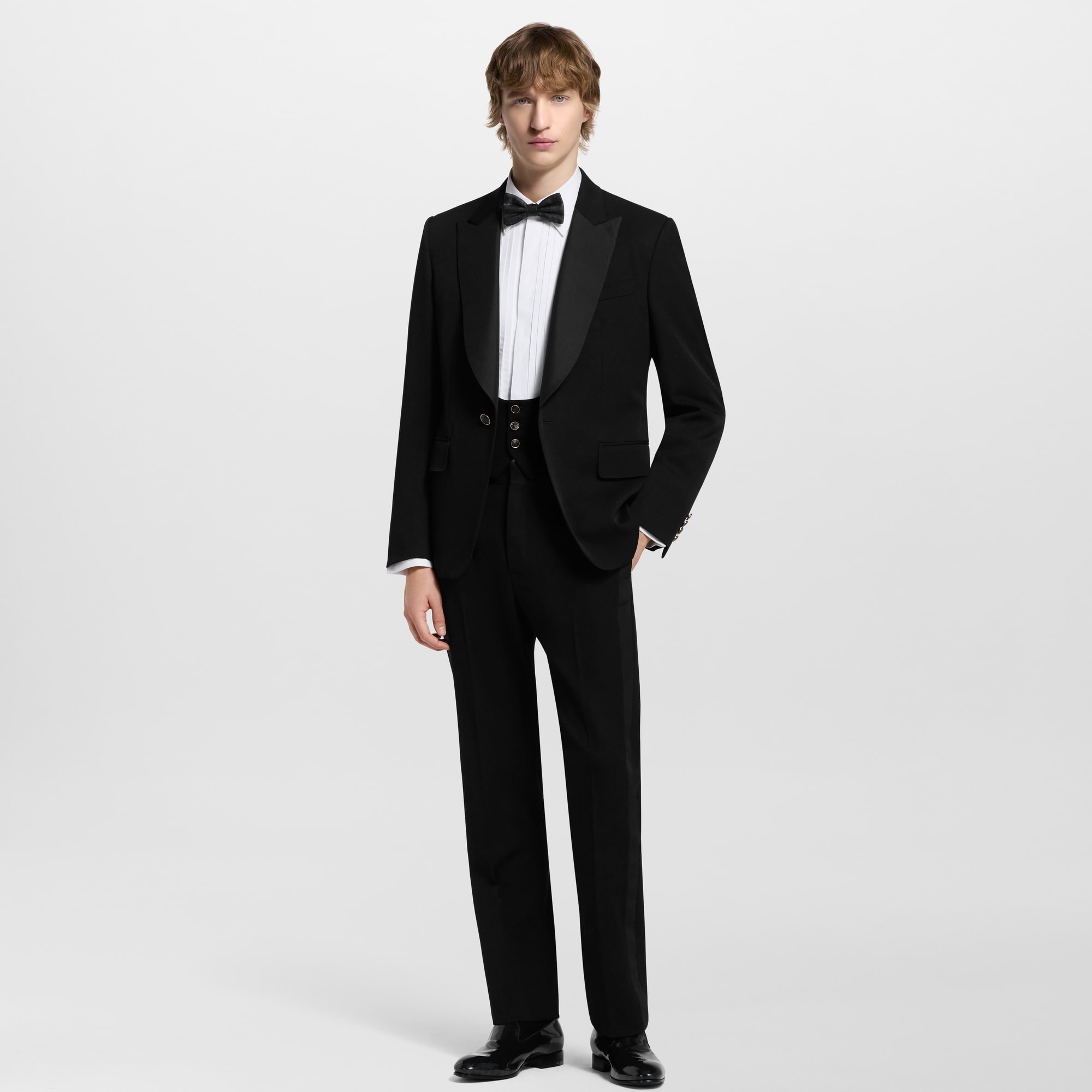 Men - Single-Breasted Tuxedo Jacket  Men Ready-to-Wear Blazers and Jackets | LOUIS VUITTON (Product zoom)