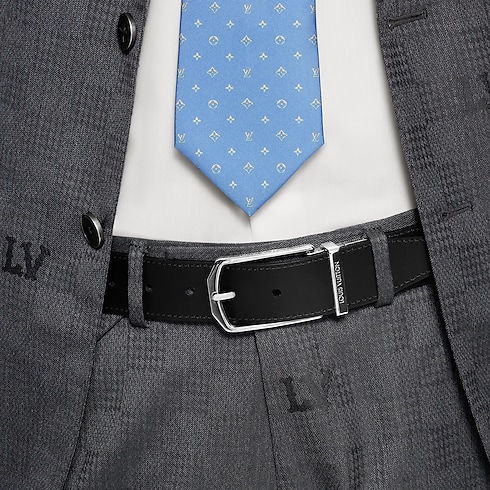 Men - Slender 35MM Reversible Belt Men Accessories Belts | LOUIS VUITTON (Product zoom)